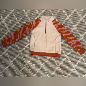 Athleta girl half zip, fleece pullover size L/12 - G/12